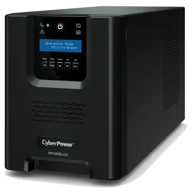 ИБП CyberPower PR1000ELCD, Line-Interactive, 1000 ВА/900 Вт, 8×IEC C13