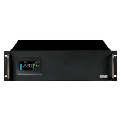 ИБП POWERCOM KIN-3000AP LCD, Line-Interactive, 3000 ВА/2400 Вт, 3U