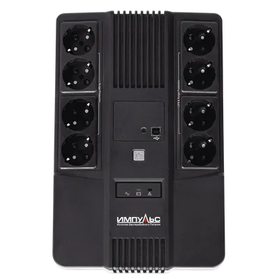 ИБП Импульс MT10201, 1000ВА/600Вт, линейно-интерактивный, LED, USB