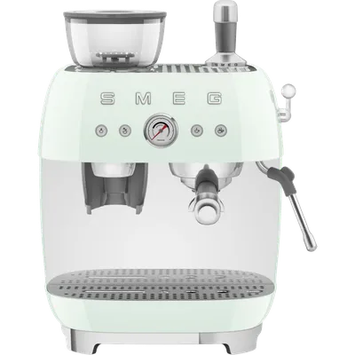 Кофемашина Smeg EGF03PGEU, рожковая, 15 бар, встроенная кофемолка, 1650 Вт