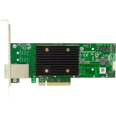 HBA-адаптер LSI 05-50075-01, Broadcom SAS 9500-8e, PCIe 4.0 x8, 8 портов