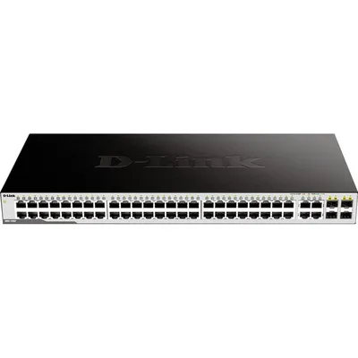 Коммутатор D-Link DGS-1052/A3A, неуправляемый, 48×1GbE, 4×Combo SFP
