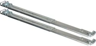 RAIL-B02 - Совместим: TVS-x71U, TS-x53U, TS-x70U-RP, TS-x69U-RP; Ширина монтажной стойки: 451 мм; Ширина панели: 485 мм; Глубина монтажной стойки: 443 — 815 мм; Расстояние между двумя отверстиями: 465 мм