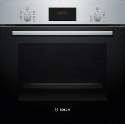 Духовой шкаф Bosch HBF512BS1T Serie 2, 66 л, 7 режимов, класс А, 3300 Вт