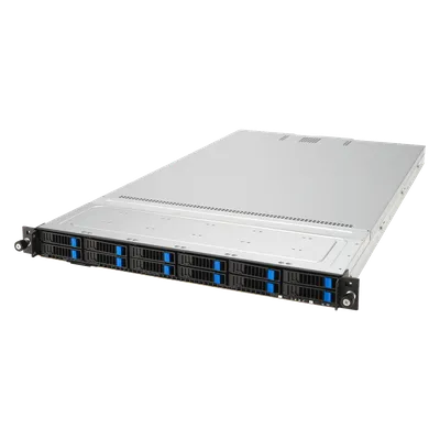 Серверная платформа/ ASUS RS700A-E12-RS12U, 1U, 2 x LGA6096 400W, 24 x DDR5 4800, 12x 2.5"  hsb NVMe, 1 x dual-slot GPU, 2 x M.2 2280, 3x PCIe Gen5 slots + 1 x internal RAID slot , 1 x Dual Port Intel X710-AT2 10G LAN, 1+1 2600W