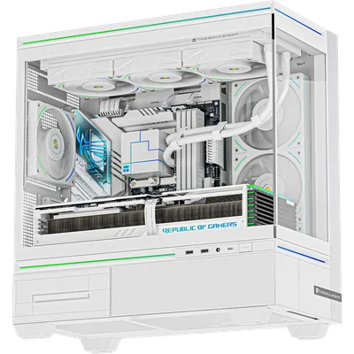 Корпус Thermalright TL-M10 White, Mini-Tower, TG, без вентиляторов, mATX/mITX