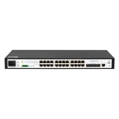 Коммутатор SNR SNR-S5210G-24TX-DC, L2+, 24×1GbE, 4×10G SFP+