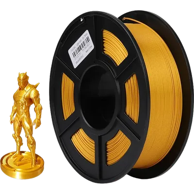 Филамент NV Print NV-3D-SILK-PLA-P-LIGHT-GOLD, Silk PLA+, 1.75 мм, 1 кг, светло-золотой