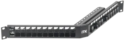 Патч-панель ITK PP24-1UMF, 1U, FTP, 24 порта