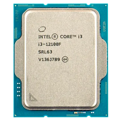 Центральный Процессор Intel Core i3-12100F OEM (Alder Lake, Intel 7, C4(0EC/4PC)/T8, Performance Base 3,30GHz(PC), Turbo 4,30GHz, Max Turbo 4,30GHz, Without Graphics, L2 5Mb, Cache 12Mb, Base TDP 58W, Turbo TDP 89W, S1700) (CM8071504651013) {98}