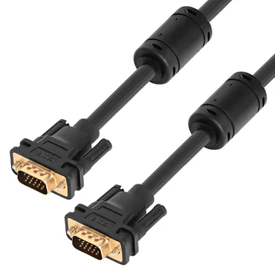 Кабель GCR GCR-VM2VM2-1.8m, SVGA 15M/15M, 1.8м, Premium, GOLD