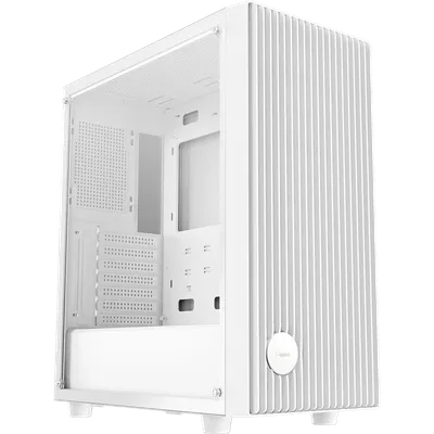 Корпус Ocypus Gamma-C70-WHG000XX-GL, Midi-Tower, ATX, сталь, закалённое стекло, белый