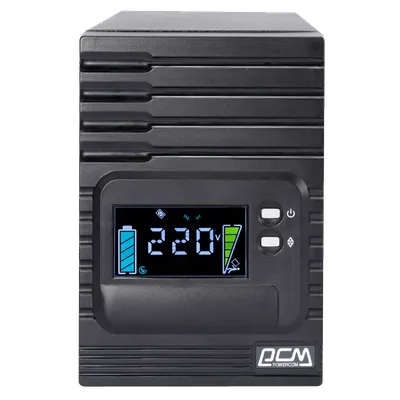 ИБП Powercom SPT-3000-II LCD, 3000VA/2400W, Line-Interactive, Tower