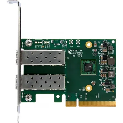 Сетевой адаптер Mellanox MCX631102AN-ADAT, 25GbE, 2×SFP28, PCIe 4.0 x8