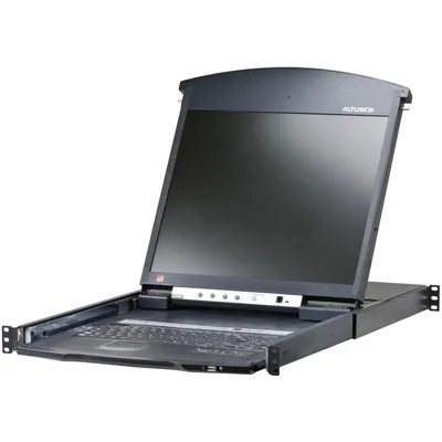KVM ATEN KL1516AiMR, 16 портов PS/2, 17" LCD, IP, Dual Rail