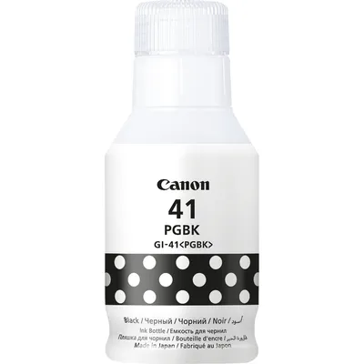 Чернила Canon GI-41PGBK 4528C001, чёрные, 135 мл, для PIXMA G1420/G2420/G3420/G2460/G3460