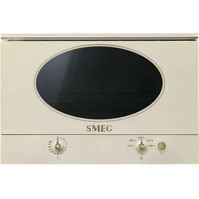 Микроволновая печь SMEG MP822NPO Coloniale, встраиваемая, 22 л, 850 Вт, кремовый