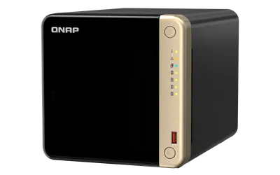 Сетевое хранилище/ SMB QNAPTS-464-8G NAS 4 HDD trays, 4-core Intel Celeron N5105/N5095 2.0-2.9 GHz, 8 GB RAM (1 x 8 GB) up to 16 GB (2 x 8GB), 2x2.5 Gigabit Ethernet , 2xUSB 3.2 Gen 2 (10Gbps), 2xUSB 2.0 port, 1xHDMI, 2xM.2 PCIe Gen 3 x1 slots