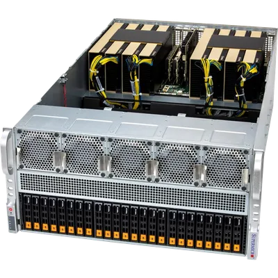 Серверная платформа Supermicro SYS-522GA-NRT, 5U, 2×LGA-7529, 24×DDR5, 24×NVMe