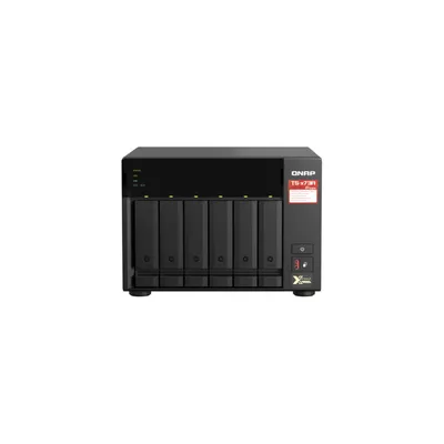 СХД QNAP TS-673A-8G, NAS, 6 отсеков, AMD Ryzen V1500B, 8 ГБ DDR4, 2×2.5GbE