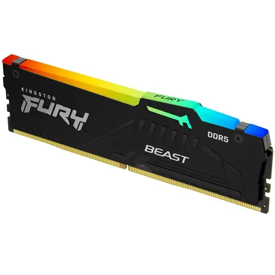 Модуль памяти Kingston FURY Beast RGB KF556C36BBEA-16, 16 ГБ DDR5-5600 CL36