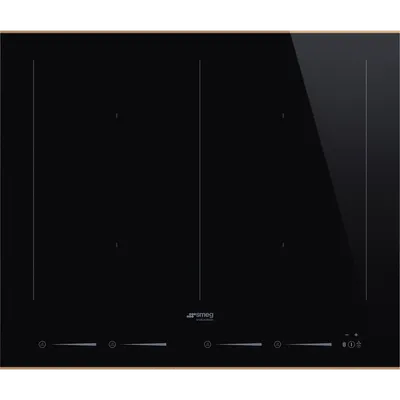 Варочная поверхность Smeg SIM6644R, индукционная, 4 зоны, 60 см, 7400 Вт