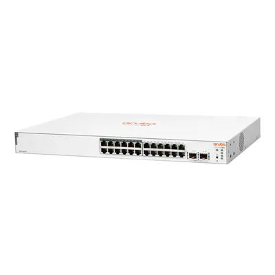 Коммутатор HPE Aruba Instant On 1830 JL813A, 24×1GbE, 12 портов PoE+ 195 Вт, 2×SFP, L2