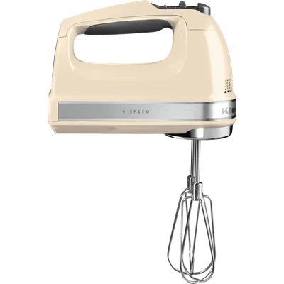 Миксер KitchenAid 5KHM9212EAC, ручной, 9 скоростей, кремовый