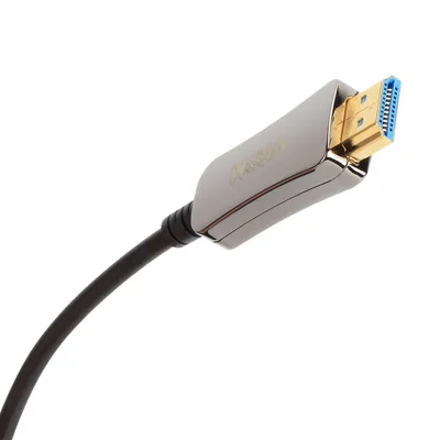 Кабель HDMI Vcom D3742A-20M, активный оптический, 20 м, HDMI 2.0, 4K@60 Гц