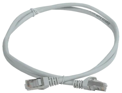 Патч-корд ITK PC01-C5EF-1M-G, Cat.5e FTP, 1 м, серый