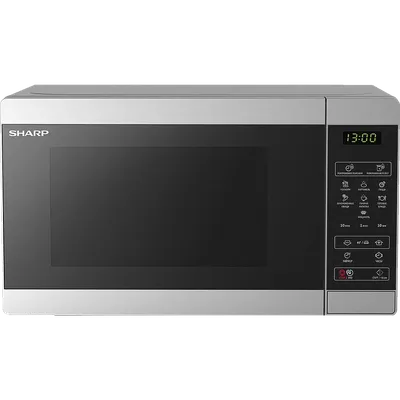 (Поврежденная упаковка) Микроволновая печь Sharp R2800RSL 20 л, 800 Вт, эмаль, серебристый, 440x258x324мм