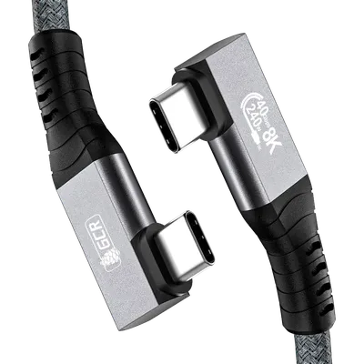 Кабель GCR GCR-57134, USB4 Type-C, 2м, 40Gbps, 240W, 8K60Hz