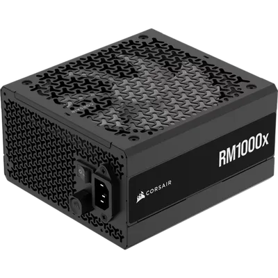 Блоки питания/ Power Supply Corsair RM1000x, Model RPS0198, 1000W 80+ Gold (ATX, 3.1, PCIe 5.1, Full modular, 1x24(20+4)pin, 1x12V-2x6, 2x4+4-pin CPU +12V (EPS), 3x4-pin Molex, 6x6+2-pin PCIe, 12xSATA3, Active, 140x140mm, 160x150x86mm, APFC, Power cable-EU, black)