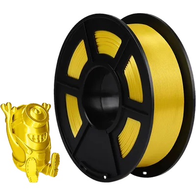 Филамент NV Print NV-3D-SILK-PLA-P-YELLOW, Silk PLA+, 1,75 мм, 1 кг, жёлтый