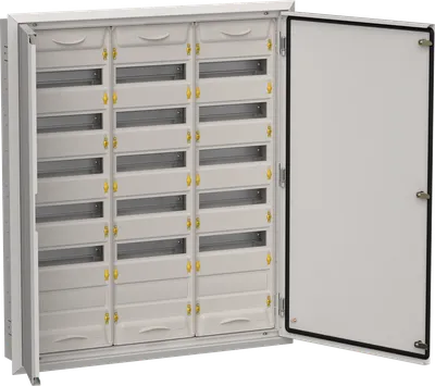 Корпус металлический IEK TITAN 5 TI5-50-V-3X072-31-7035, ЩРв-216, IP31