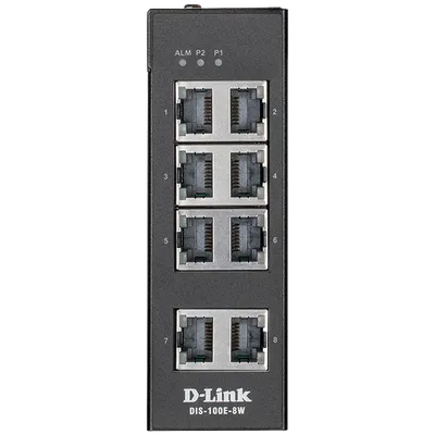 Коммутатор D-Link DIS-100E-8W/A1A, L2, 8×10/100Base-TX