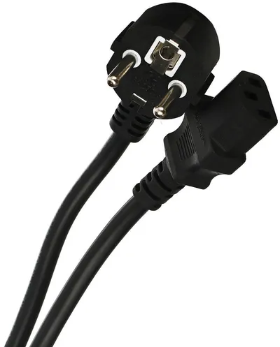Кабель питания VCOM CE021-CU1.5-1.8M, Schuko-C13, 1.8м, 10А