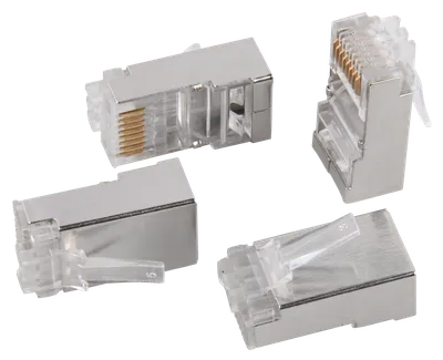 Разъём ITK CS3-1C6FS, RJ45 кат.6 экр., 20 шт, прозрачный