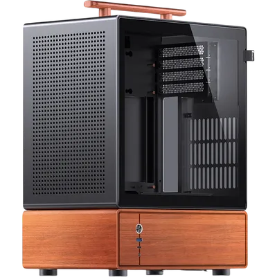 Корпус JONSBO T7 black, Mini-Tower, MicroATX/Mini-ITX, без БП, USB-C 3.2