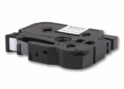 Лента Cactus CS-TZ231, 12мм x 8м, черный на белом