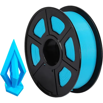 Филамент NV Print NV-3D-PLA-P-CYAN, PLA+, 1.75 мм, 1 кг, голубой
