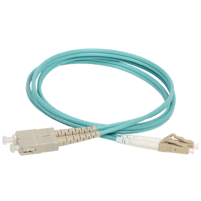 Патч-корд оптический ITK FPC5003-LCU-SCU-C2L-3M, OM3, LC/UPC-SC/UPC, duplex, 3 м