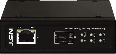 Медиаконвертер NST NS-MC-1G1GX/I, 1×GE, 1×SFP, -40…+85°C