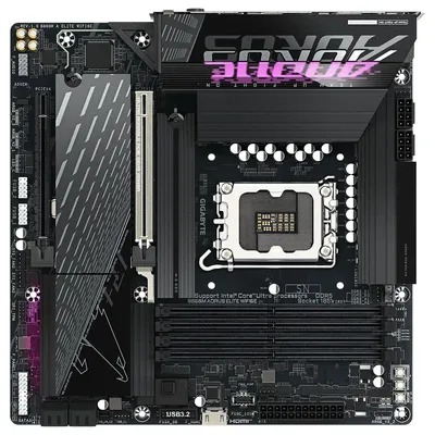 Материнская плата Gigabyte B860M AORUS ELITE WIFI6E, LGA1851, B860, 4×DDR5, mATX