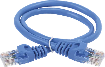 Патч-корд ITK PC03-C6U-2M, кат.6 UTP, PVC, 2м, синий