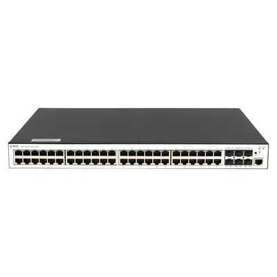 Коммутатор SNR SNR-S5311G-48TX-POE-2AC, управляемый L2+, 48×1GbE PoE+, 6×1/10G SFP+