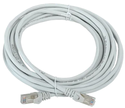 Патч-корд ITK PC01-C5EF-5M, кат.5e FTP, 5 м, серый