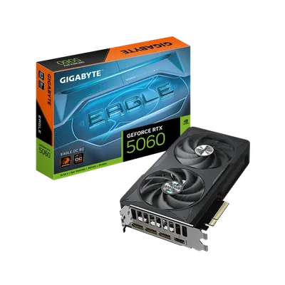 Видеокарта Gigabyte GV-N5060EAGLE OC-8GD, RTX 5060, 8GB GDDR7, 128-bit