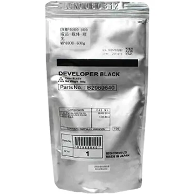 Девелопер Ricoh B2969640, чёрный, 500 г, ресурс 320000 страниц