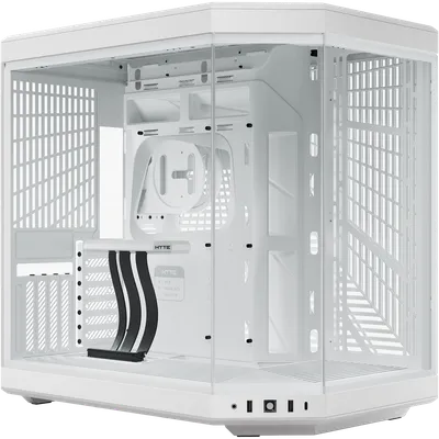 Корпус HYTE Y70 CS-HYTE-Y70-WW, Midi-Tower, E-ATX/ATX, стекло, белый, без БП